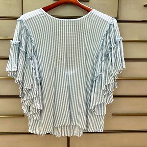 NWOT Anthropologie striped blouse. Size small